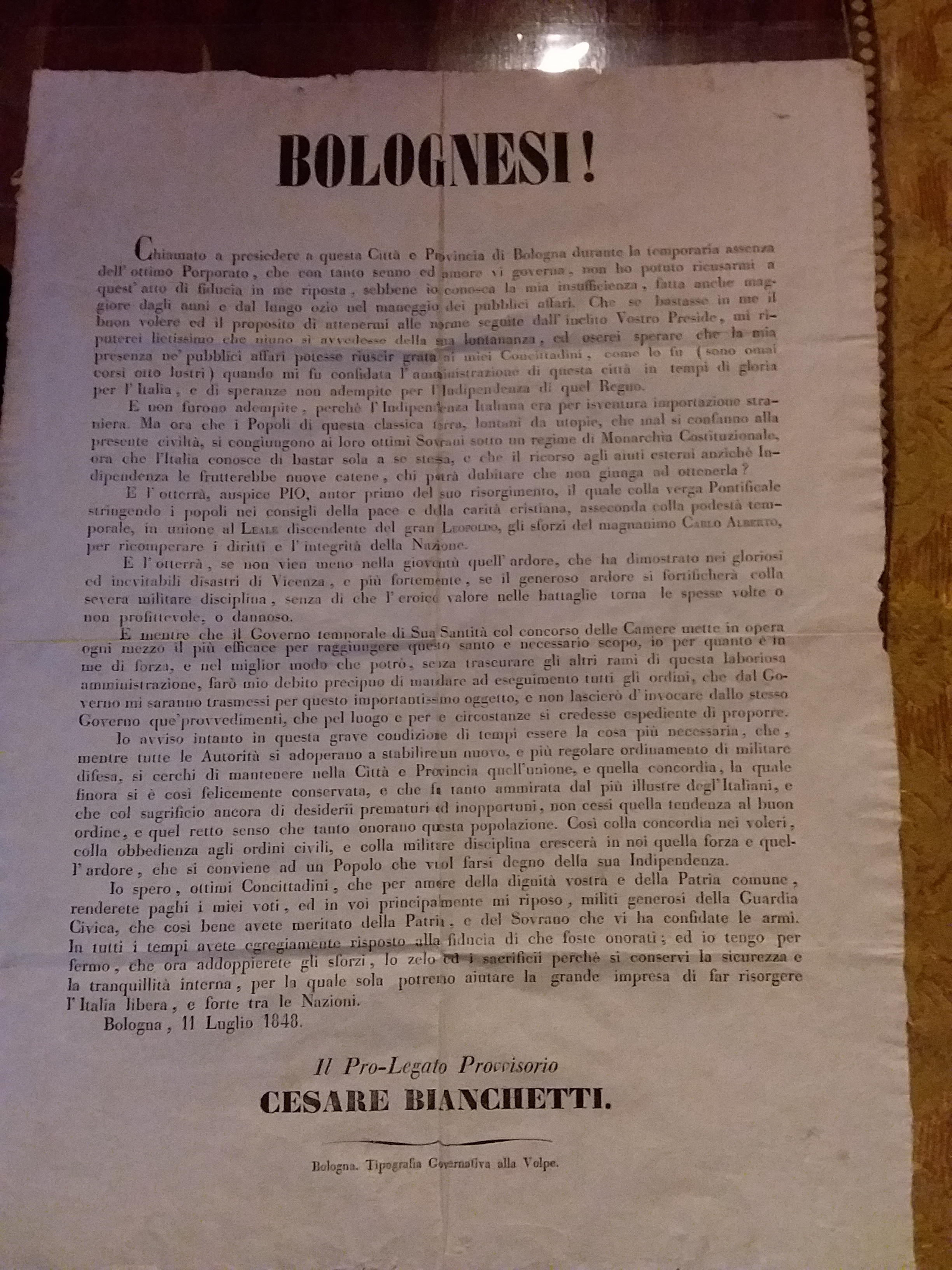 Proclama Patriottico